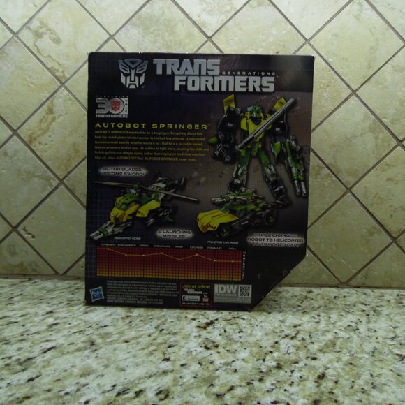 TRANSFORMERS AUTOBOT SPRINGER 30 YEARS 2014 - Picture 2 of 3